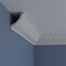 Ekena Millwork 3 3/4"H x 3 1/4"P x 5 1/8"F x 94 1/2"L, (1 5/8" Repeat), Hurley Crown Moulding MLD03X03X05HU - alternate 8